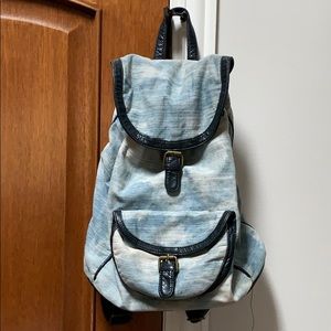 Denim backpack